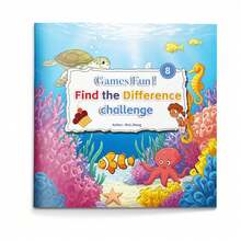 Spot The Differences Fun Book – Compare Two Pictures Puzzles, Easy Layout, Builds Observation, Attention And Visual Reasoning - Find the Difference Challenge - View 15