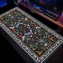 Magnificent Persian Large Mouse Pad Desk Mat Gaming Pad Non-Slip Stitched Edge Mouse Carpet Office Carpet Computer Desk Mat - Mouse Pad - View 8