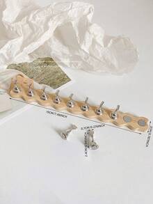 3D立体磁性美甲练习展示架套装:1个底座+10个手指支架,采用木纹弧形矩形设计,适用于美甲DIY、美甲沙龙练习、美甲摄影道具 - 彩色 - 查看 14