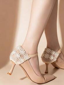 1 Pair Women's High Heel Lace Shoelaces, Fashion Adjustable Anti-Slip Shoe Fixing Accessory - Multicolor - View 2