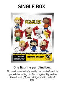 Peanuts 花生漫画官方授权盲盒3D立体人偶包夹挂件动漫人物钥匙扣史努比和朋友们收藏礼品 1个 OptL1HFsG3 - 彩色 - 查看 8