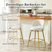 Dining Chairs - Beige + Fabric - View 7