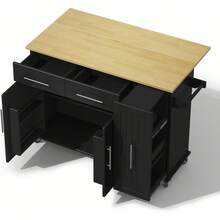 Storage Islands & Carts - Black - a - View 9