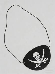 3pcs/Set (Pirate Hat, Pirate Headband, Pirate Eye Patch) Island Role Play Props, Suitable For Game Cosplay, Pirate Costume, Holiday Gift - Multicolor - View 8