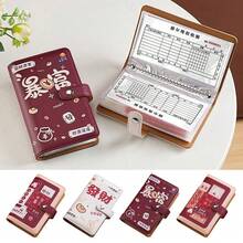 100 Envelopes Money Saving Challeng Couple Saving Money Notebook Savings Binder Reusable Budget Savings Challenges Book Get Rich Overnight Gift - Multicolor - View 5