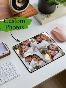 1pc Customized Photo Mouse Pad, Personalized Mouse Pad, DIY Exclusive Mouse Pad, Office Supplies And Computer Desktop Decor, Gaming Mouse Pad, Customized Photo Mouse Pad Office Desk Desk Office Decor - Multiple Pictures - View 12