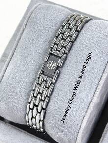 1 chiếc đồng hồ nữ Pablo Raez màu bạc-xanh lá cây, đồng hồ đeo tay nữ đính kim cương quyến rũ, đồng hồ thạch anh hình oval sang trọng bằng thép không gỉ đính kim cương, dây đeo kim loại bằng thép, đồng hồ nhỏ thanh lịch kiểu retro dành cho nữ dự tiệc, mặt số La Mã, đồng hồ thạch anh. - Một cỡ - Xem 6