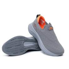 SUPER STRIKER 情侣款套脚式腈纶纤维休闲拖鞋 - 深灰色 - 查看 5