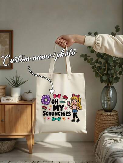 1 chiếc túi đeo vai nữ có thể tùy chỉnh tên hoặc ảnh cá nhân, đa năng cho công sở và học sinh, túi đựng laptop dung tích lớn, túi đeo chéo thời trang, túi xách du lịch thường ngày, túi đeo vai màu trơn rộng rãi, cặp sách, túi đeo vai thời trang thu đông mới.