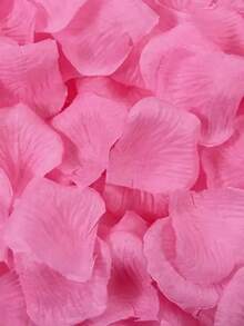 5000/2000/1000/500/100pcs Pink Rose Petals, Suitable For Wedding, Frozen Rose Petals For Romantic Wedding Proposal Decoration, Flower Girl Aisle, Banquet Table Centerpiece, Shower Party, Rose Decor, Decorative Style, Party And Holiday Decoration, Valentine's Day Decoration, Valentine's Day And Mother's Day Decoration Gift - Pink - View 3