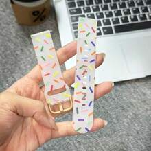 Breathable Soft Silicone Sport Bands Compatible With Samsung Galaxy Watch Band 6/5/4 40mm 44mm/5 Pro 45mm/Galaxy Active 2/Galaxy Watch 3/Watch 4 Classic 42mm 46mm Watch 6 47mm 43mm, 20mm Replacement Strap - Galaxy Watch 4/5/6/7 - View 3