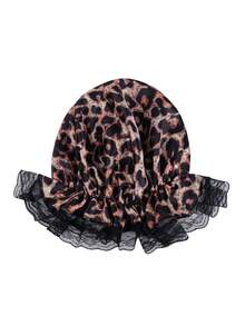 Chapeau de mob à imprimé léopard avec couture blanche. Accessoires de coiffe coloniale pour Halloween et Noël. Bonnet de nuit pour domestiques et dames pour Halloween, Noël, événements et fêtes de Nouvel An, Saint-Valentin et autres occasions - Multicolore - Voir 14