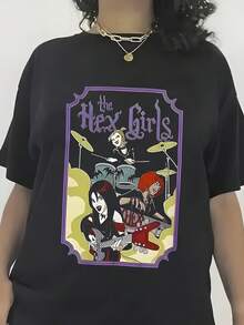 Women Outdoor Tees & Tanks - Black - View 1