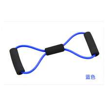8-Shaped Chest Muscle Resistance Band, Fitness Gym Workout Pull Rope, Yoga Resistance Band, Blue - Multicolor - View 5