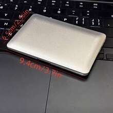 1-Piece Creative Mini Laptop With Small Mirror, Makeup Mirror, Touch Up Mirror, Practical Home Decoration Ornament, Portable And Foldable Makeup Mirror, Perfect For Carrying Around When Going Out Or Traveling - trắng - Xem 5