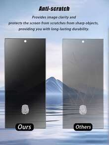 Bộ 4 miếng dán bảo vệ màn hình riêng tư tương thích với Samsung Galaxy S21/S22/S23/S24 Ultra/S24 FE/S25 Ultra/S25/S26 Ultra/S26/S26 Plus, thiết kế viền đen hẹp, chống nước, chống bám vân tay, chống trầy xước, chống sốc, bảo vệ màn hình riêng tư, thích hợp sử dụng hàng ngày, văn phòng, nhà. Miếng dán bảo vệ màn hình điện thoại, phụ kiện điện thoại, chống nhìn trộm, chống sốc, chống rơi, chống trầy xước. - màu đen - Xem 8