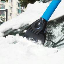 1件装多功能汽车除冰铲，防滑铲，冰铲，雪铲，冬季汽车除雪工具 - 彩色 - 查看 3
