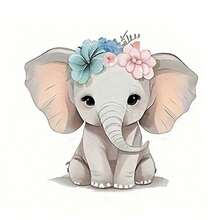 3pcs Elephant Heat Transfer Patches, Ironing And Washable, Suitable For T-Shirts, Jeans, Sweaters, Handbags, Pillows, Cushions - 3PCS-s - View 2