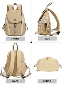 四件套城市探索者功能背包套装 | 灰色、粉色、黄色和黑色，适合多种场景通勤，美观实用，弹性绳索系统*多隔层设计，一套装备即可满足校园出行和户外活动的各种需求。顺滑的双向拉链，顶部编织带设计可减轻肩带压力。 - 彩色 - 查看 4