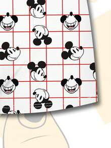 Disney Men's Plaid 3D Print Boxer Briefs, Daily Casual Wear Essential Underwear, Fashionable Design - Multicolor - View 5