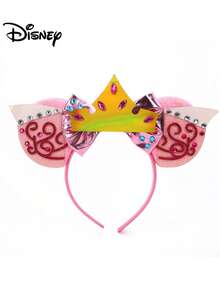 1pc Disney Cartoon Cute Bow, Mickey Ears Headband Birthday Party Cartoon Bow Hair Accessory, Suitable As Valentine's Day Gift - Multicolor - View 2