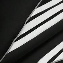 Adidas Women's Sports Pants With Three Stripes - New Casual Loose Straight Leg Pants With Drawstring - Black - View 7