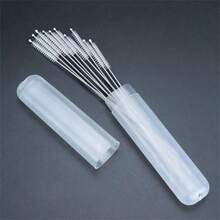 Long Straw Cleaning Brush Set - Durable Plastic Material, Non-Electric, Commercial Grade, Highly Efficient Cleaning - Simple - View 2