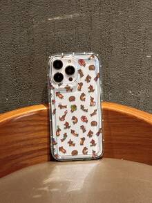 1pc Cute Dog Print Inflatable Phone Case, Soft TPU Protective Cover, Creative Pattern Phone Case, Compatible With IPhone 17 16 15 14 13 12 11 X, Ideal Gift For Valentine's Day, Birthday, Christmas, Halloween, Boyfriend, Family And Friends - Many - View 4