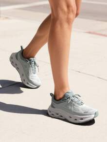 Women Fashion Sneakers Midsole Anti-Slip Comfortable Causal Walking Running Tennis Athletic Gym Workout Shoes With 3M Reflective Strips - Màu xanh Bạc hà - Xem 9