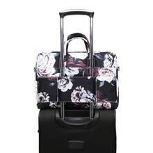 Red And White Rose Laptop Shoulder Messenger Bag Case With Rebound Bubble Protection For 15.6 Inch-16 Inch Laptop - ‎redandWhiteRose(cushioned) - View 4