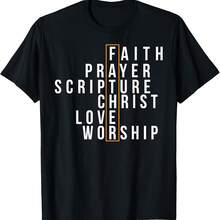 Camiseta del Día del Padre: Padre Religioso, Cristiano, Creyente, Paternidad - Negro - Ver 1