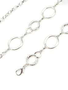 European And American Round Metal Women's Waist Chain, Fashion Minimalist Suit Dress Accessory, Striped Bohemian Zinc Alloy Waist Belt, Seasonal Hot Selling Item - Silver - View 6