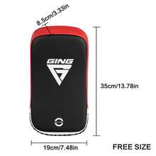 GINGPAI Thick Professional Muay Thai Kick Pad, Curved MMA Punching Target, Boxing Kicking Shield Training Equipment - Multicolor - View 4