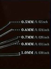 0.5-1.0mm Elastic Nylon Cord - 137.8-472.44 Inches Suitable For DIY Jewelry Making, Bracelets And Necklaces - Soft Stretchable Beading Line Material Suitable For Jewelry Artists To Use Handmade Craft Materials - Multicolor - View 4