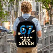 3pcs/Set Creative Pattern Student Backpack 15", Lightweight Outdoor Casual Backpack, Unisex, 3pcs Set Includes Backpack, Messenger Bag And Pencil Case - 16-inch Three-piece Set - View 7