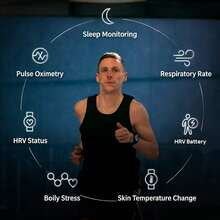 Garmin Reloj inteligente Forerunner 970 (47mm), ECG, frecuencia cardíaca, carrera, deportes al aire libre, excelente duración de la batería, posicionamiento inteligente, multicolor - Multicolor - Ver 5