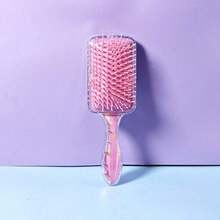 K-POP Style Women's Air Cushion Massage Comb, Fashionable Scalp Massage Brush, Anti-Static, Durable ABS Handle, Nylon Bristles, Suitable For All Hair Types, Premium Air Cushion Brush - Multicolor - View 6