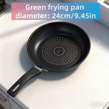 Crystalline Non-Stick Frying Pan, Thick Flat Bottom Pan, Suitable For Home Use, Induction Cooktop, Gas Stove - Red - View 13