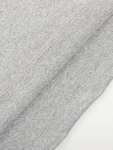 Camiseta casual de verano para mujer con cuello redondo y manga corta, con estampado de batería baja - Gris - Ver 3
