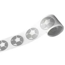 1卷，FG010足球反光贴纸，热转印服装配件 - 球形 - 查看 4