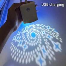 Toilet Light With Motion Sensor And Projection, USB Rechargeable Toilet Bowl Night Light, For All Toilets, Lightweight Design - Multicolor - View 4