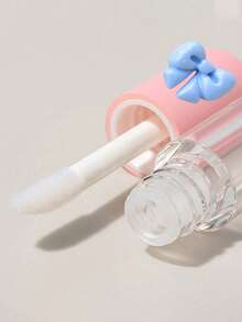 2 piezas Tubo de brillo de labios vacío recargable de 3ml con lazo, herramienta de belleza, tubo redondo mini, envase de lápiz labial transparente de tamaño de viaje, adecuado para aceite de labios y envase cosmético de brillo de labios de mujer, adecuado para rellenar brillo de labios DIY, aceite de labios y otros envases cosméticos, herramientas de maquillaje, regalos para mujeres, para el Ramadán, Eid Al-Fitr, San Valentín, Día de la Madre y Acción de Gracias. - Multicolor - Ver 5