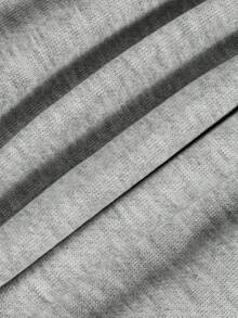 男士秋冬休闲运动裤，户外徒步训练跑步日常运动宽松时尚七分裤，健身锻炼慢跑裤，舒适街头风宽松运动慢跑裤 - 灰色 - 查看 8