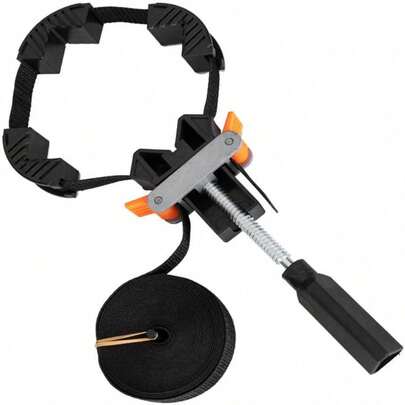 4-Spindel-Rahmenspanner Mit 4m Nylongurt – Einhand-Bedienung Für Präzises Spannen Von Holzrahmen & Tischplatten Beim Leimen & Schrauben