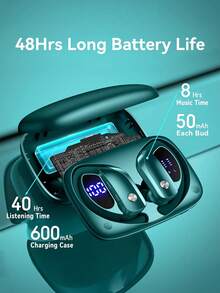 T16 无线充电保护壳，支持语音控制、双 LED 显示屏，IPX5 防水，适用于 iOS 和安卓系统，可用于健身、旅行和通勤等场景，搭配无线耳机使用。 - 彩色 - 查看 7