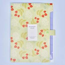 6个可扩展A4文件袋，适合办公室工作人员/学生使用，风琴式口袋，精美花卉图案 - 單件 - 查看 8