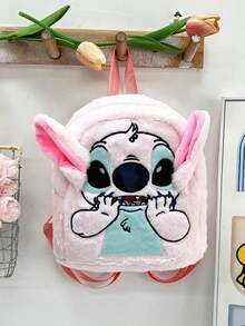 Stitch Plush Backpack, Large Capacity Cartoon Backpack For Boys And Girls, Sweet And Cute Design, Suitable As Birthday, Party, Halloween, Easter, Christmas Gift - Multicolor - View 9