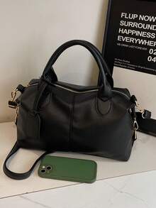 Túi xách nữ bằng da PU màu trơn kiểu retro; Túi đeo vai thời trang tối giản dành cho sinh viên; Túi đeo chéo đa năng, tiện dụng, phù hợp cho các bạn nữ tuổi teen, phụ nữ, sinh viên đại học, người trẻ đi làm và các cô gái công sở. Thích hợp cho văn phòng, trường học, công việc, kinh doanh, đi lại, mua sắm, hẹn hò, hoạt động ngoài trời, du lịch, leo núi và các dịp khác, cũng là một món quà lý tưởng dành cho phụ nữ. - Nhiều màu - Xem 12