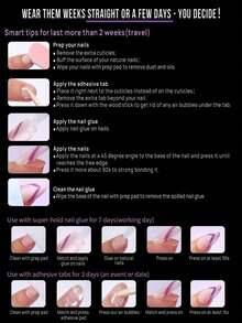 24片装亚克力法式美甲贴片，中号杏仁形，法式美甲，蓝色渐变和不规则银色闪粉线条，极简Y2K风格，表面光滑，全覆盖假指甲，适合女性和女孩日常佩戴 - 彩色 - 查看 8