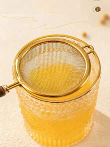 Rây bột bằng thép không gỉ 304, lưới lọc sữa đậu nành gia dụng, rây lọc mịn, rây thức ăn bổ sung cho trẻ em. - Vàng - Xem 7